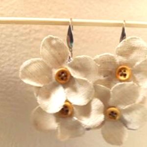 Handmade earrings made by me.